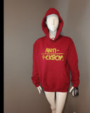 Unisex Hoodie Red & Gold